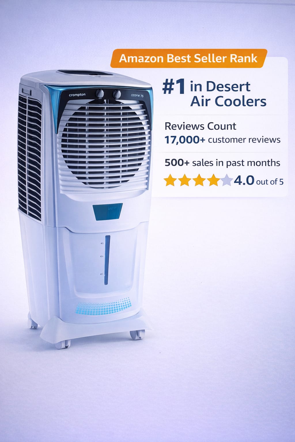 The Crompton Ozone 75 Litres Desert Air Cooler